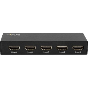 StarTech.com 4 Port HDMI Switch - 4K 60Hz - Supports HDCP - IR - HDMI Selector - HDMI Multiport Video Switcher - HDMI Swit