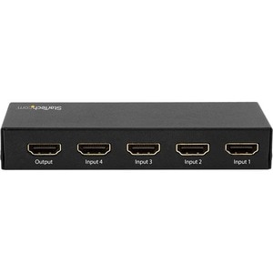 StarTech.com 4 Port HDMI Switch � 4K 60Hz � Supports HDCP � IR � HDMI Selector � HDMI Multiport Video Switcher � HDMI Swit