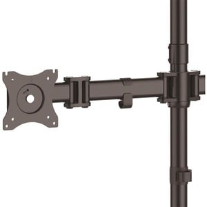 StarTech.com Quad Monitor Stand, Crossbar, Steel, Monitors up to 27" (17.6lb/8kg), VESA Monitor, Computer Monitor Stand, M