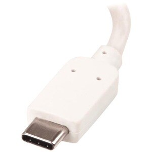 StarTech.com USB-C VGA Multiport Adapter - White - USB-A Port - with Power Delivery (USB PD) - USB C Adapter Converter - 1