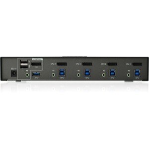 IOGEAR 4-Port DisplayPort KVMP Switch with USB 3.0 Hub (TAA Compliant) - 4 Computer(s) - 1 Local User(s) - 3840 x 2160 - 8