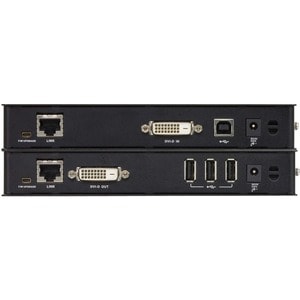 ATEN DVI HDBaseT KVM Extender with ExtremeUSB-TAA Compliant - 1 Computer(s) - 1 Remote User(s) - 328.08 ft Range - WUXGA -