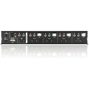 ATEN CubiQ CS1794 KVM Switchbox - 4 Computer(s) - 1 Local User(s) - 1920 x 1200 - 8 x USB - 5 x HDMI - Desktop