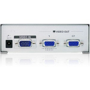 ATEN VS92A Signal Splitter - Metal - 1920 x 1440 - 350 MHz Maximum Video Bandwidth - 30 m Maximum Operating Distance - VGA
