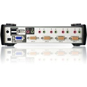 ATEN MasterView CS1734B KVM Switchbox - 4 Computer(s) - 1 Local User(s) - 2048 x 1536 - 4 x USB - 1 x VGA - Desktop