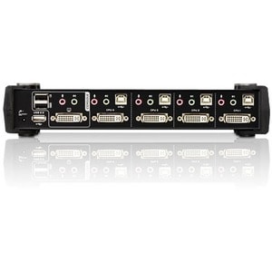 ATEN CubiQ CS1784A KVM Switchbox - 4 Computer(s) - 1 Local User(s) - 2560 x 1600 - 8 x USB - 5 x DVI - Desktop