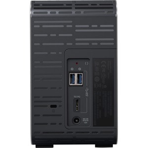 WD My Book Duo WDBFBE0160JBK-EESN 2 x Total Bays DAS Storage System - 16 TB HDD Desktop - 20 TB Supported HDD Capacity - 1