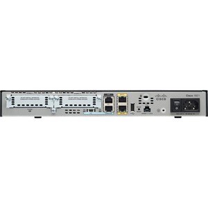 Cisco 1900 1921 Router - Recondicionado - 2 Portas - PoE Ports - Porta de gestão - 2 - Gigabit Ethernet - 1U - Montável so