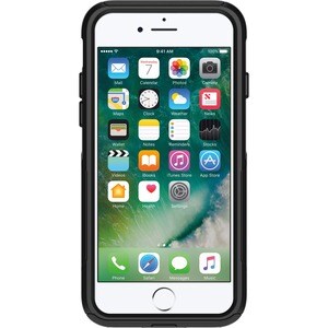 OtterBox Commuter Case for Apple iPhone 6, iPhone 6s, iPhone 7, iPhone 8 Smartphone - Black - 1 - Damage Resistant, Shock 