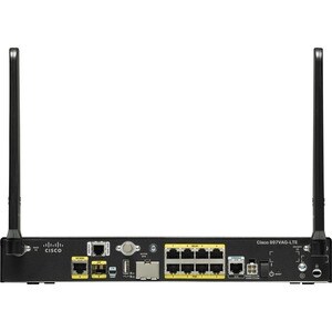 Cisco C897VAG-LTE Celular, ADSL2+ Router de serviços integrados sem fios - Recondicionado - 4G - LTE 800, LTE 900, LTE 180
