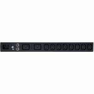 Eaton Tripp Lite Series 1.9-3.8kW Single-Phase 120-240V Basic PDU, 14 Outlets (12 C13 & 2 C19), C20 16A Input, 1U Rack-Mou