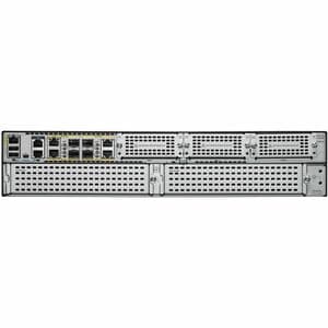 Cisco 4400 4451-X Router - Recondicionado - 4 Portas - Porta de gestão - 10 - Gigabit Ethernet - 2U - Montável sobre rack,