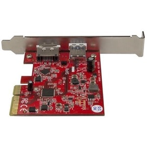 StarTech.com 2 Port USB 3.1 (10Gbps) + eSATA PCI Express Card - 1x USB-A + 1x eSATA - USB3.1 PCIe Card eSATA Card - USB3.1