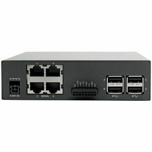 Eaton Tripp Lite Series 4-Port Console Server with Dual GB NIC, 4Gb Flash and 4 USB Ports - Twisted Pair - 2 x Network (RJ