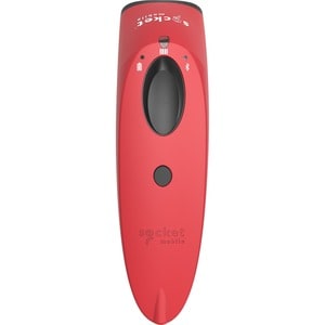 Socket Mobile SocketScan S740 Handheld Barcode Scanner - Wireless Connectivity - Red - 1D, 2D - Imager - Bluetooth