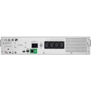 APC by Schneider Electric Smart-UPS Line-interactive UPS - 1 kVA/600 W - 2U Rack-mountable - 3 Hour Recharge - 9.20 Minute