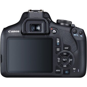 Canon EOS 2000D 24.1 Megapixel Digital SLR Camera Body Only - Black - Autofocus - 7.5 cm (3")LCD - SLR Viewfinder - 6000 x