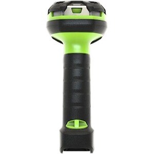 Zebra LI3678-ER Handheld Barcode Scanner Kit - Wireless Connectivity - Industrial Green - 1D - Extended Range - Imager
