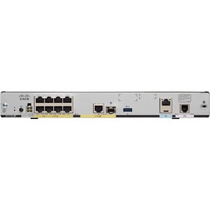 Cisco 1100 C1113-8PM Router - 9 Ports - Management Port - 1 - Gigabit Ethernet - Rack-mountable, Desktop