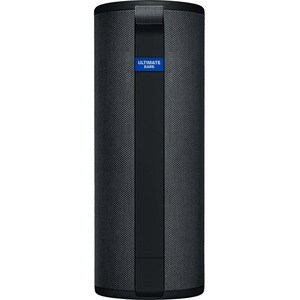 Ultimate Ears MEGABOOM 3 Tragbar Bluetooth Lautsprechersystem - Schwarz - 60 Hz bis 20 kHz Frequenzgang - Aufladbarer Akku