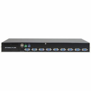 Digitus KVM-Switchbox - 8 Computer - SXGA - 1920 x 1080 - 2 x PS/2-Port - 2 x USB - USB 2.0 - 8 x VGA - Rackmount