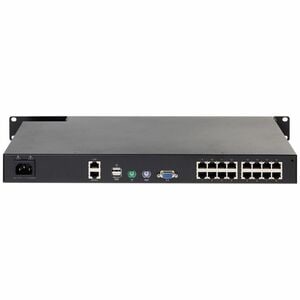 APC KVM1116R KVM-Switchbox - 16 Computer - 1 Lokaler Benutzer(n) - 1 Remote-Benutzer(n) - 50 Hz, 60 Hz - 20 x Netzwerk (RJ