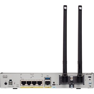 Cisco 1100 C1101-4PLTEP Router - 5 Ports - Management Port - Gigabit Ethernet - Desktop, Rack-mountable