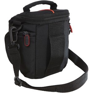 Case Logic DCB-304 Carrying Case Camera - Black - Polyester Body - Belt Loop, Lanyard Strap, Handle, Shoulder Strap - 177.
