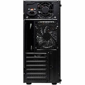 EVOTEC Gabinete para computadora gamer - ATX, Micro ATX, Mini ATX Placa base admitida - Minitorre - Metálico - Negro - 600