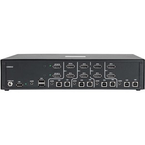 Tripp Lite by Eaton Secure KVM Switch, 4-Port, Dual Monitor, DisplayPort to DisplayPort, 4K, NIAP PP3.0, Audio, CAC, TAA -