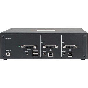 Tripp Lite by Eaton Secure KVM Switch, 2-Port, DVI to DVI, NIAP PP3.0 Certified, Audio, Single Monitor, TAA - 2 Computer(s