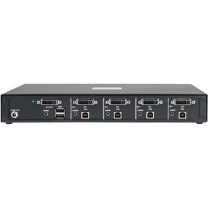Tripp Lite by Eaton Secure KVM Switch, 4-Port, DVI to DVI, NIAP PP3.0 Certified, Audio, Single Monitor, TAA - 4 Computer(s