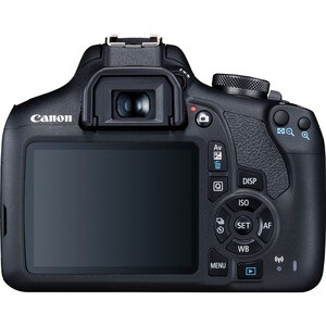 Canon EOS 2000D 24,1 Megapixel Digitale Spiegelreflexkameragehäuse mit Objektiv - 18 mm - 55 mm Brennweite - Schwarz - Aut