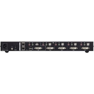 ATEN MultiView CM1164A KVM Switchbox - 4 Computer(s) - 1 Local User(s) - 1920 x 1200 - 2 x Network (RJ-45) - 8 x USB - 5 x