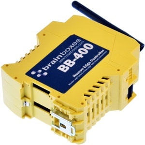 Brainboxes NeuronEdge BB-400 Smart Industrial Controller - Neuron Edge Industrial Controller - 8 DIO + RS232/422/485 Seria