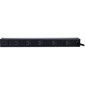 CyberPower CPS1215RMS Rackbar 12 - Outlet Surge with 1800 J - Clamping Voltage 400V, 15 ft, NEMA 5-15P, Straight, 15 Amp, 