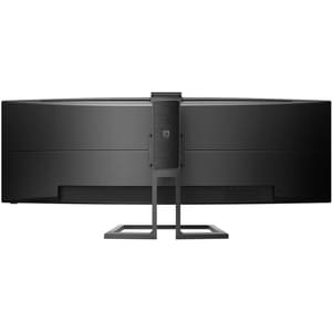 Philips Brilliance 499P9H 48.8" Webcam Dual Quad HD (DQHD) Curved Screen WLED LCD Monitor - 32:9 - Textured Black - 49" Cl