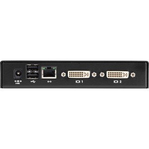 Emerald® KVM-over-IP Receiver - Dual-Monitor, DVI-D, USB 2.0, Audio, RJ45 - 1 Computer(s) - 328 ft Range - 1920 x 1200 Max