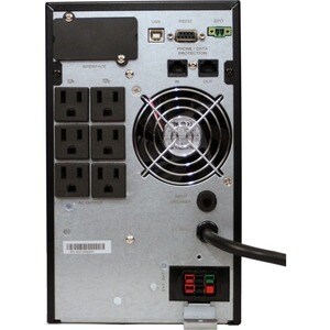Minuteman Encompass 1000VA Tower UPS - Tower - 2 Minute Stand-by - Serial Port - 6 x NEMA 5-15R Receptacle(s) - 6 x Batter