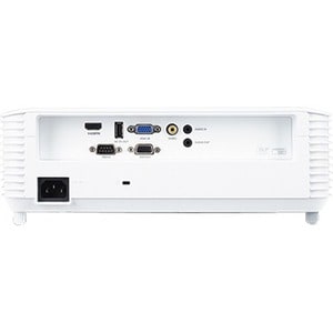 Acer S1386WH DLP-Projektor - 16:10 - 1280 x 800 Piel - 25,000:1 Kontrastverhältnis - 4000 lm Helligkeit - Vorderseite, Rüc