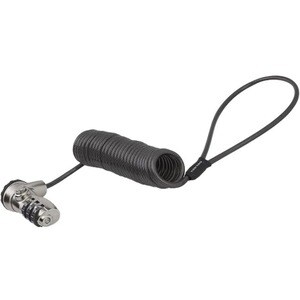 StarTech.com Laptop Combination Cable Lock - With 6â€™ Self-Coiling Cable - Portable 3-Digit Laptop Lock - Locking Cable -