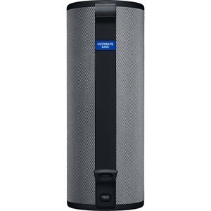 Logitech BOOM 3 Tragbar Bluetooth Lautsprechersystem - Grau - 90 Hz bis 20 kHz Frequenzgang - 360° Circle Sound, Surround 