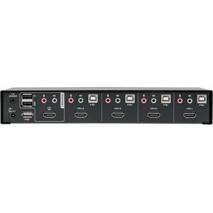 Eaton Tripp Lite Series 4-Port HDMI/USB KVM Switch with Audio/Video and USB Peripheral Sharing - 4 Computer(s) - 1 Local U