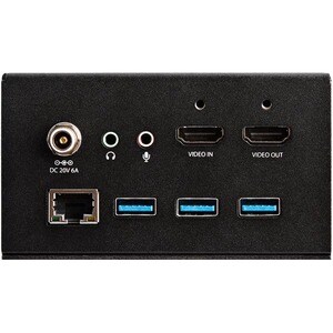 StarTech.com 4K USB-C oder USB-A Dockingstation Modul für Konferenztisch-Anschlussbox, 4k HDMI, 60W USB-C Power Delivery, 