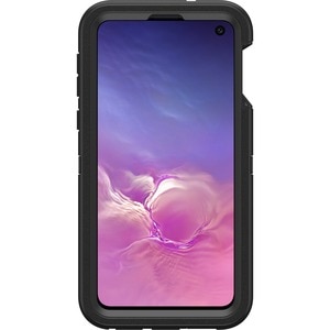 OtterBox Defender Rugged Carrying Case (Holster) Samsung Galaxy S10e Smartphone - Black - Anti-slip, Dirt Resistant Port, 
