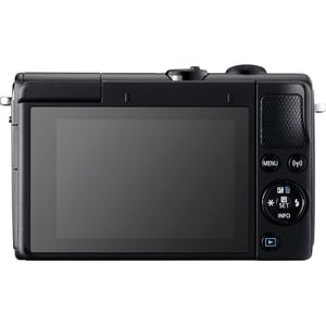 Canon EOS M100 24.2 Megapixel Mirrorless Camera with Lens - 15 mm - 45 mm - Black - Autofocus - 7.6 cm (3") Touchscreen LC