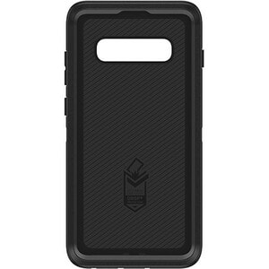 OtterBox Defender Rugged Carrying Case (Holster) Samsung Galaxy S10+ Smartphone - Black - Anti-slip, Dirt Resistant Port, 