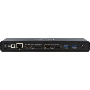 VisionTek VT4500 USB / USB-C Dual Monitor 4K Docking Station with 60W Power Delivery - 4 x USB 3.0 - 2x USB-C - 2x HDMI -2