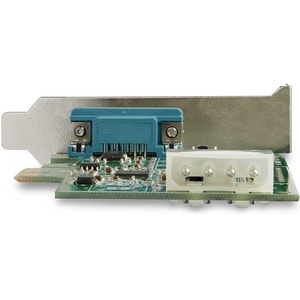 StarTech.com 1-port PCI Express RS232 Serial Adapter Card - PCIe Serial DB9 Controller Card 16950 UART - Low Profile - Win