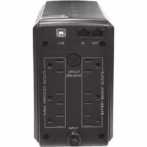 Toshiba TPX TPS0A0700AXA 700VA Tower UPS - Tower - AVR - 4 Hour Recharge - 3 Minute Stand-by - 120 V Input - 120 V AC Outp